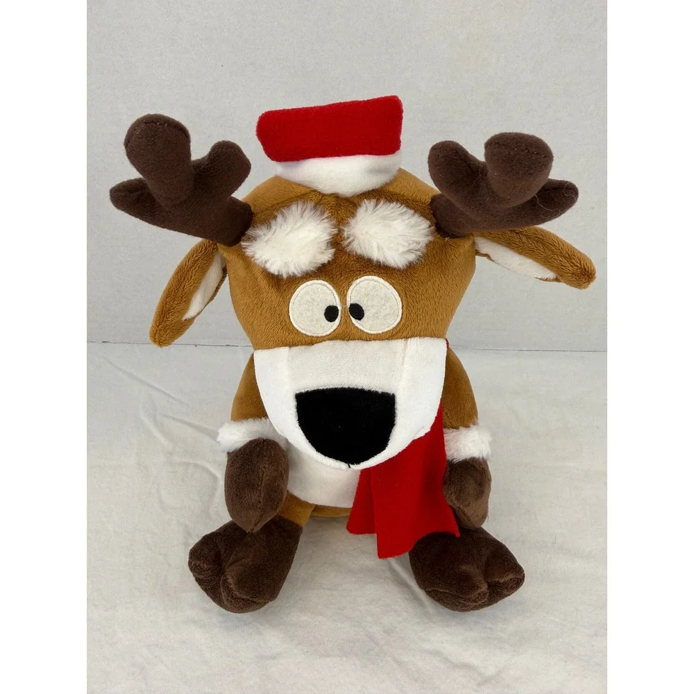 Vintage Gemmy‎ Animated Reindeer Plush Christmas Holiday Decor